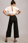 Load image into Gallery viewer, The Ettie High-Rise Crop Wide-Leg Pants by Maeve: Linen Edition
