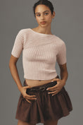 Load image into Gallery viewer, Maeve Ribbed Sweater Tee
