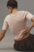 Load image into Gallery viewer, Maeve Ribbed Sweater Tee
