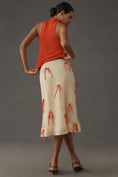 Load image into Gallery viewer, Maeve Ribbon Pencil Midi Skirt
