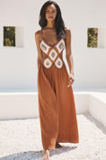 Load image into Gallery viewer, By Anthropologie Boho Crochet Twofer Jumpsuit
