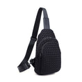 Load image into Gallery viewer, Beyond The Horizon - Woven Neoprene Sling Backpack: Cream
