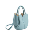 Load image into Gallery viewer, Tulip Blue Recycled Vegan Top Handle Bag
