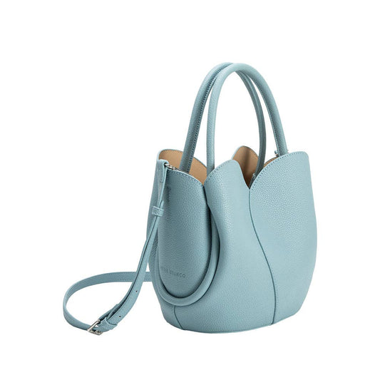 Tulip Blue Recycled Vegan Top Handle Bag