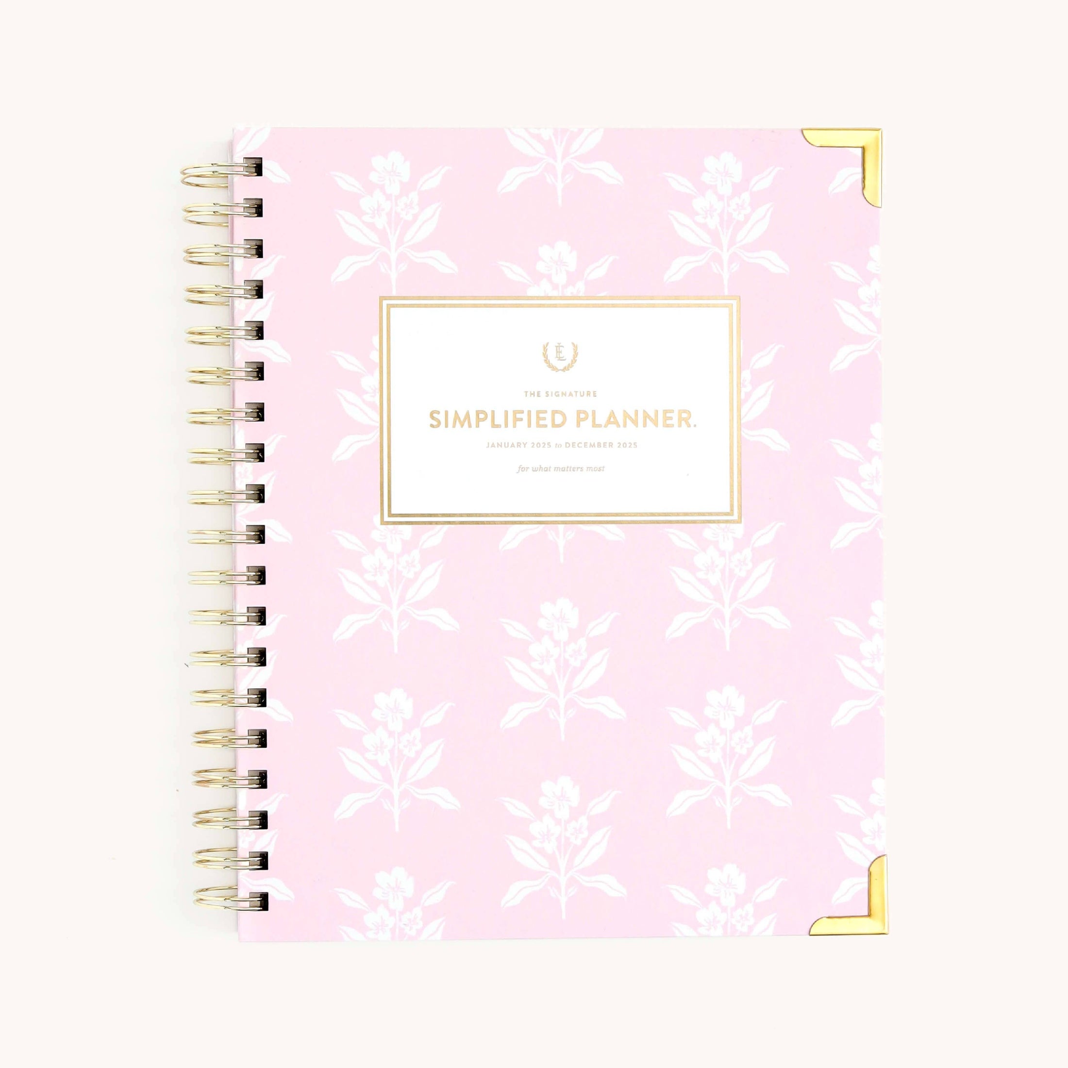 2025 Weekly, Simplified Planner, Blush Block