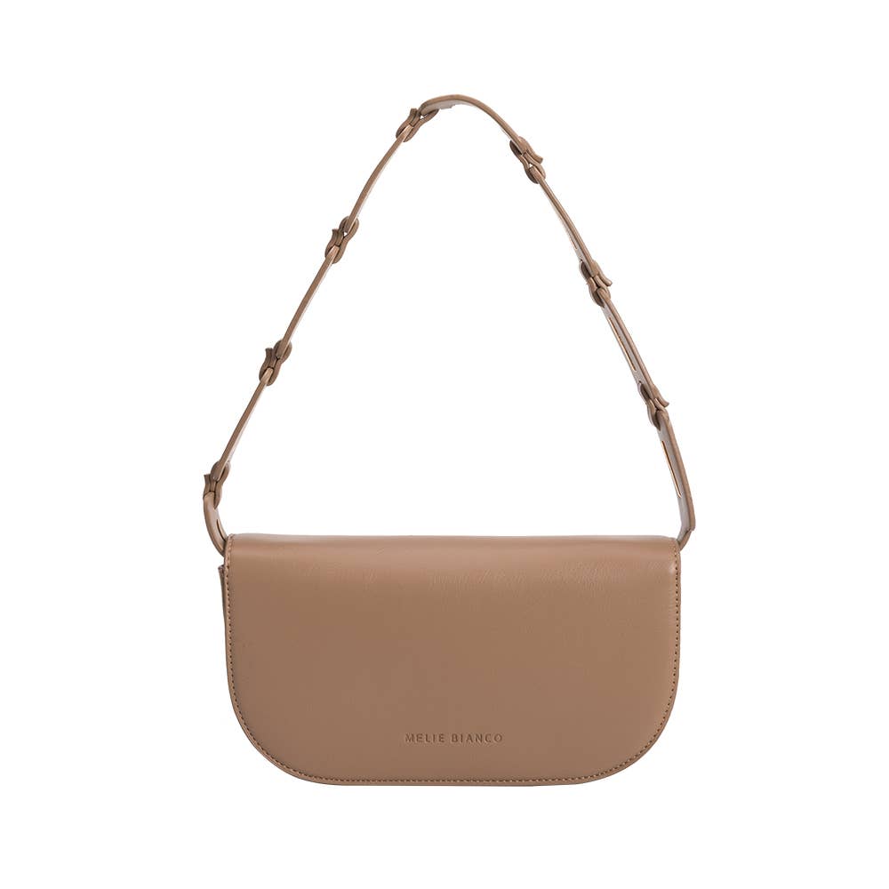 Inez Taupe Recycled Vegan Shoulder Bag