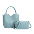 Load image into Gallery viewer, Tulip Blue Recycled Vegan Top Handle Bag
