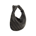 Load image into Gallery viewer, Brigitte Large Studded Black Shoulder Bag
