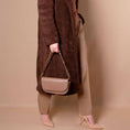 Load image into Gallery viewer, Inez Taupe Recycled Vegan Shoulder Bag
