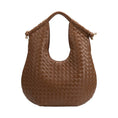 Load image into Gallery viewer, Tracy Woven Choc Recycled Vegan Shoulder Bag
